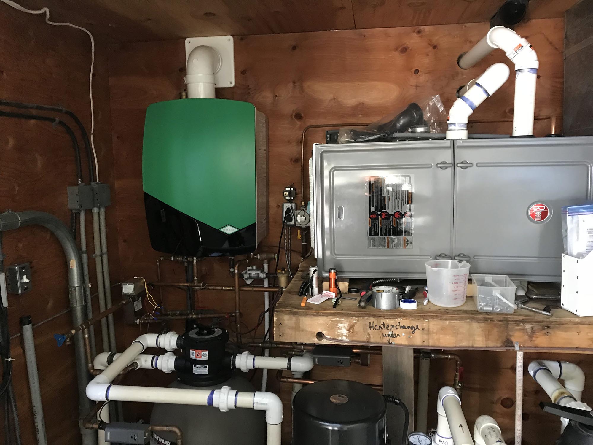 Eco-King Boiler and Rheem Furnace